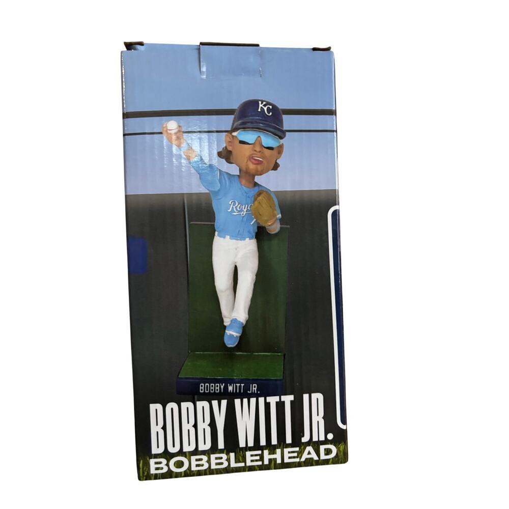 Bobby Witt Jr bobble head SGA new perfect condition in box collectible baseball